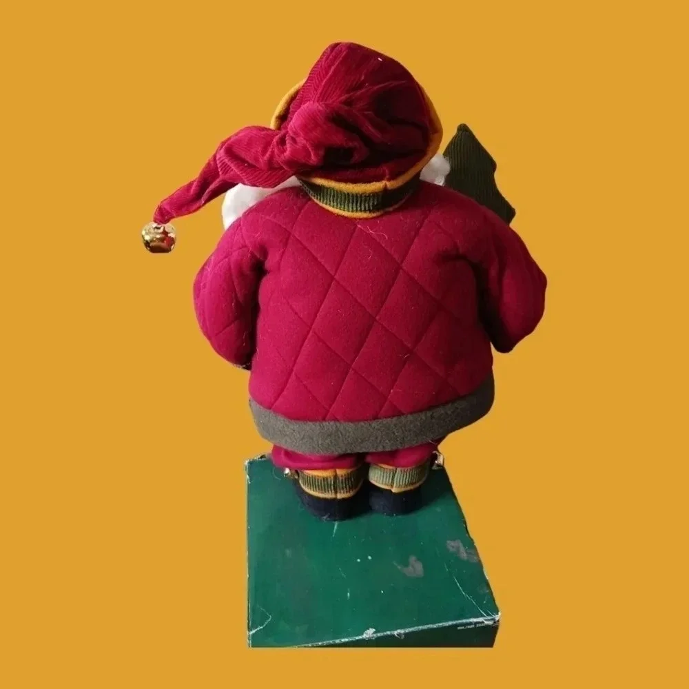 The gentle vtg standing santa wool beard